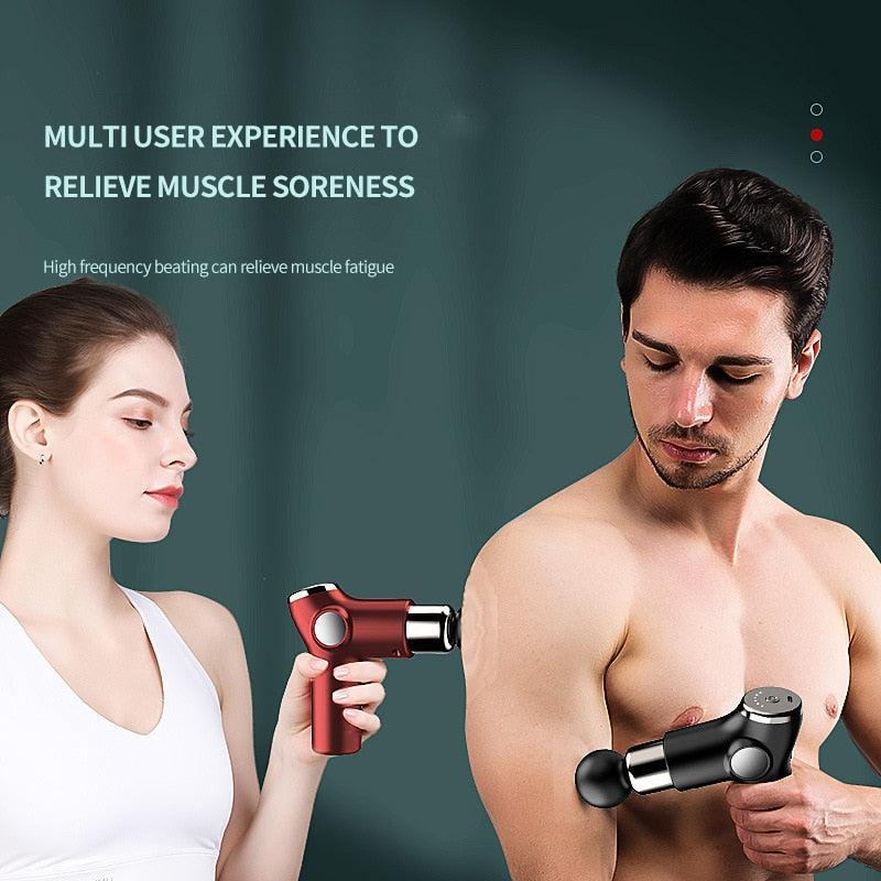 Mini Charging Fascia Gun Vibration Massage Machine Muscle Relaxation Neck And Back Compression Massager Portable Fitness Device