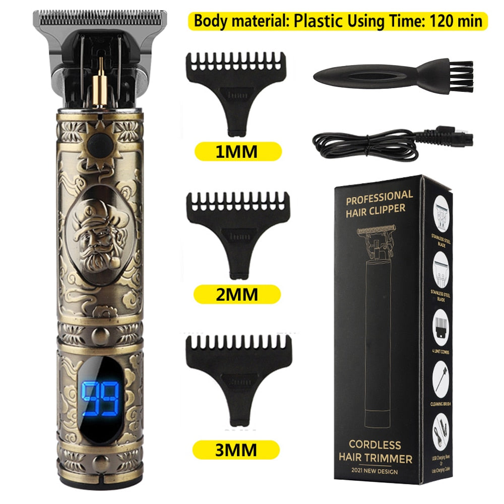 2022 New T9 Electric Hair Clipper Hair Trimmer For Men USB Rechargeable Electric Shaver Beard Barber Adults Hair Cutting Machine