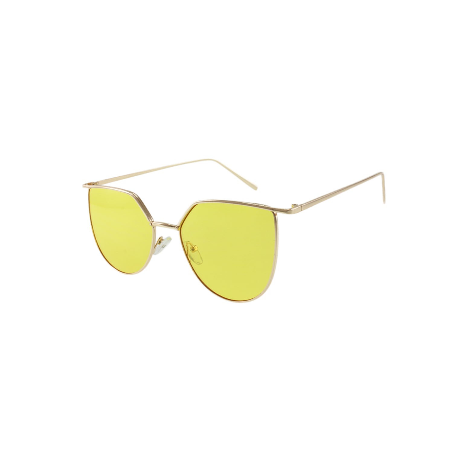 نظارات Jase New York Alton الشمسية باللون الأصفر