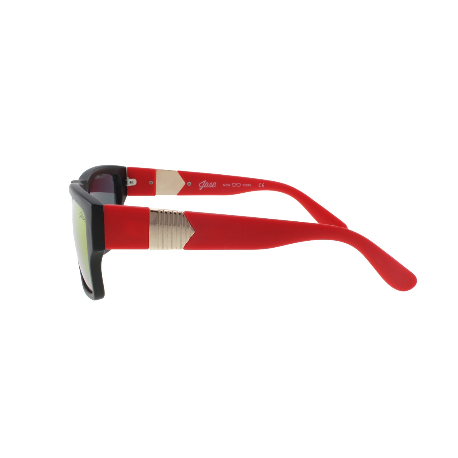 نظارات Jase New York Carter الشمسية باللون الأحمر