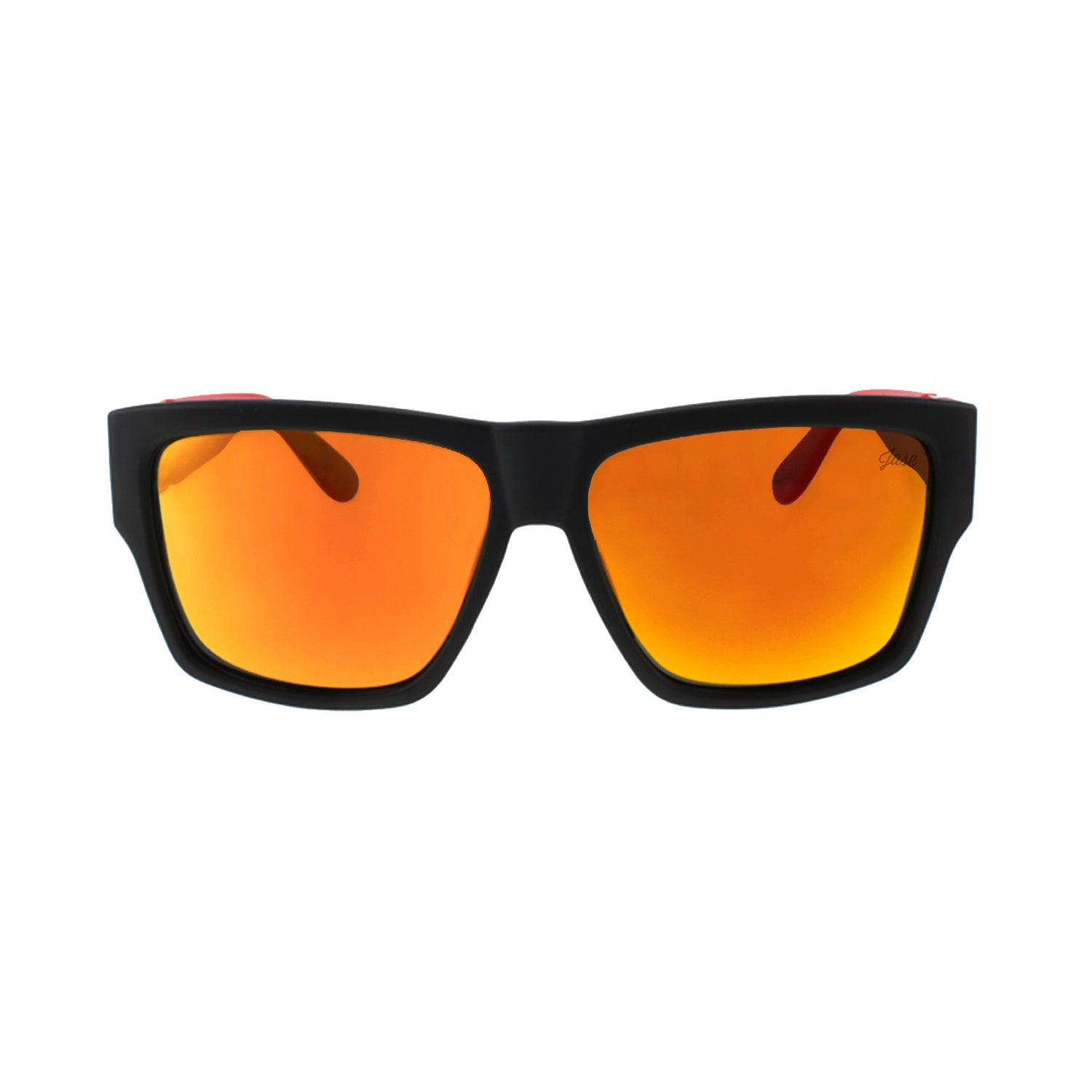 نظارات Jase New York Carter الشمسية باللون الأحمر
